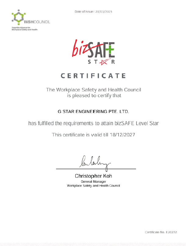 bizSAFE Level Star